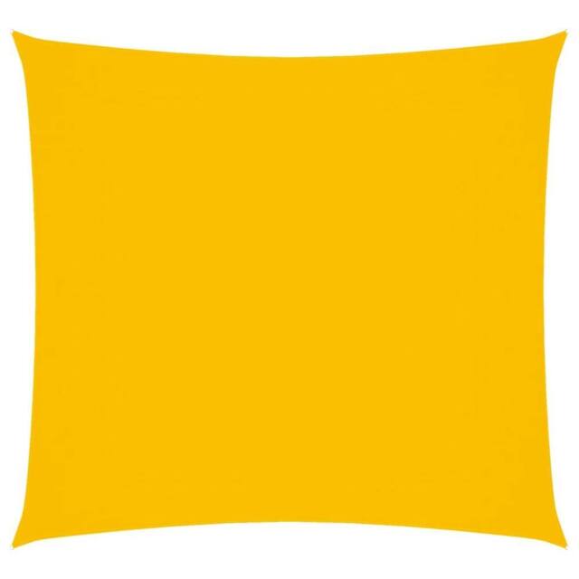 Berkfield Home Sunshade Sail Oxford Fabric Square 7x7 m Yellow - image 1
