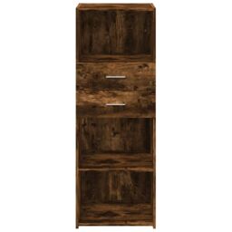 Berkfield Home Highboard Smoked Oak 45x42.5x124 cm Engineered Wood in Brown - thumbnail 4