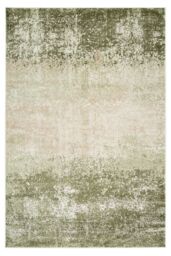 Kukoon Earthy Green Distressed Effect Rug - Size: 190 cm x 280 cm