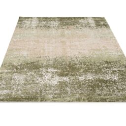 Kukoon Earthy Green Distressed Effect Rug - Size: 190 cm x 280 cm - thumbnail 2