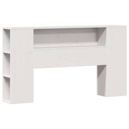 Berkfield Home Decorative Bookcase Bed without Mattress White 160x200cm Solid Wo - Size: 160x200 cm - thumbnail 7