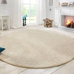 THE RUGS Wolly Tufted Wool Look Rug Soft Durable Synthetic Pile Design in Cream - Size: 160 cm x 240 cm - thumbnail 9