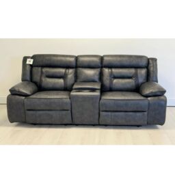 Snugg Furniture UK Limited Novan Electric Recliner 2 Seater Sofa Suite in Black
