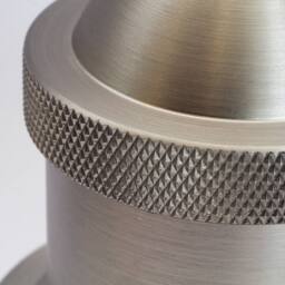 SE Home Burgundy Red Lincoln Pendant Light - Brushed Chrome - Grey Twisted - thumbnail 3