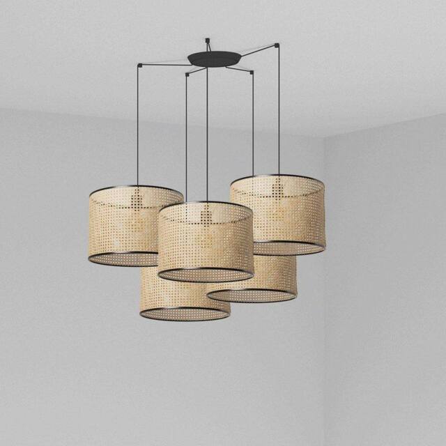 Netlighting Mambo Cluster Pendant Ceiling Light Beige E27
