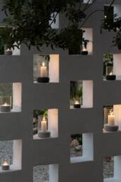 Blomus CALMA Lantern Size M - Moonbeam in Off-White - thumbnail 4