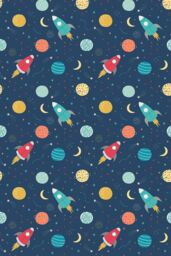 Hoopla Walls Lift Off-10m Matt Wallpaper in Blue - thumbnail 3