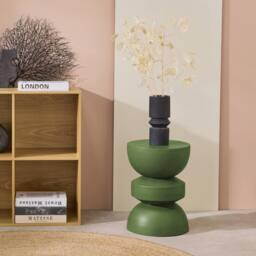 sweeek Side table, end table, nightstand metal in Green - thumbnail 4