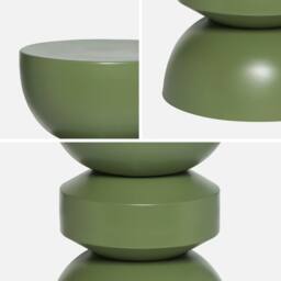 sweeek Side table, end table, nightstand metal in Green - thumbnail 2