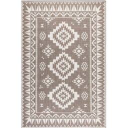 THE RUGS Dynamic Reversible Indoor & Outdoor Rug Polypropylene Oriental Rug in Beige - Size: 160 cm x 230 cm - thumbnail 1