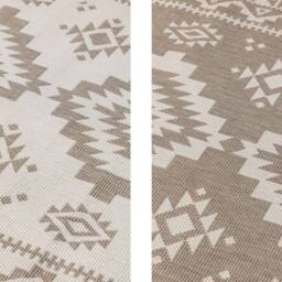 THE RUGS Dynamic Reversible Indoor & Outdoor Rug Polypropylene Oriental Rug in Beige - Size: 160 cm x 230 cm - thumbnail 3