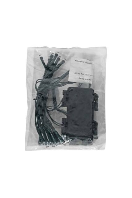 KDMD White Light Garland w Outdoor Battery Pack 2.1m - image 1