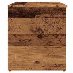 Berkfield Home Storage Chest Old Wood 84x42x46 cm Engineered Wood in Brown - Size: 84 x 42 x 46 cm - thumbnail 5
