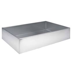 Primrose Stainless Steel Reservoir For Water Features 36L in Silver - thumbnail 1