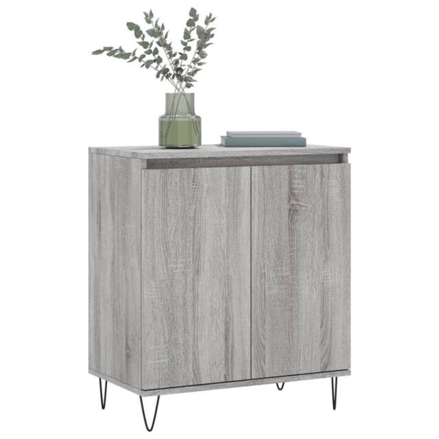 Berkfield Home Sideboard Grey Sonoma 60x35x70 cm Engineered Wood - Size: 60 x 35 x 70 cm - image 1