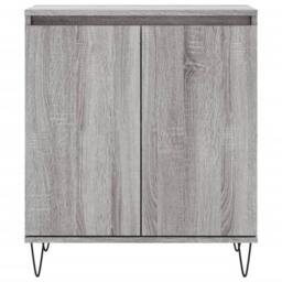 Berkfield Home Sideboard Grey Sonoma 60x35x70 cm Engineered Wood - Size: 60 x 35 x 70 cm - thumbnail 5