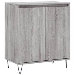 Berkfield Home Sideboard Grey Sonoma 60x35x70 cm Engineered Wood - Size: 60 x 35 x 70 cm - thumbnail 3