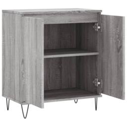 Berkfield Home Sideboard Grey Sonoma 60x35x70 cm Engineered Wood - Size: 60 x 35 x 70 cm - thumbnail 6