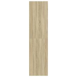 Berkfield Home Wardrobe Sonoma Oak 30x50x200 cm Engineered Wood in Light Brown - Size: 30 x 50 x 200 cm - thumbnail 6