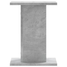Berkfield Home Plant Stands 2 pcs Concrete Grey 30x30x40 cm Engineered Wood - Size: 30 x 30 x 40 cm - thumbnail 4
