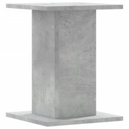 Berkfield Home Plant Stands 2 pcs Concrete Grey 30x30x40 cm Engineered Wood - Size: 30 x 30 x 40 cm - thumbnail 5