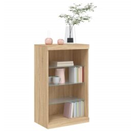 Berkfield Home Sideboard with LED Lights Sonoma Oak 60.5x37x100 cm in Brown - thumbnail 5