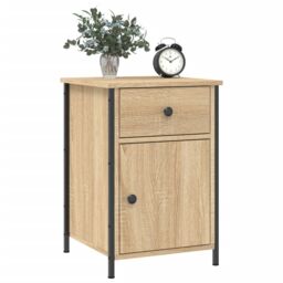 Berkfield Home Bedside Cabinets 2 pcs Sonoma Oak 40x42x60 cm Engineered Wood in Brown - Size: 40 x 42 x 60 cm - thumbnail 3