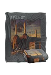 Pink Floyd Faded Animals Silky Touch Super Soft Throw Blanket 152 X 127 cm in White - thumbnail 2
