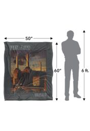 Pink Floyd Faded Animals Silky Touch Super Soft Throw Blanket 152 X 127 cm in White - thumbnail 5