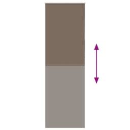 Berkfield Home Roller Blind Blackout Coffee 75x230 cm Fabric Width 70.7 cm Polyester in Brown - thumbnail 5
