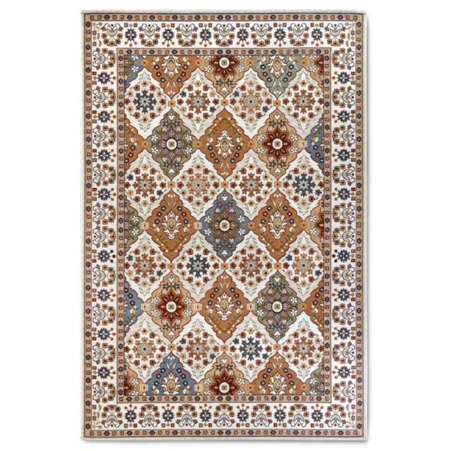 THE RUGS Villeroy & Boch Domenique Rug - Indoor Outdoor Flat Weave UV Resistant in Brown - Size: 160 cm x 235 cm - image 1