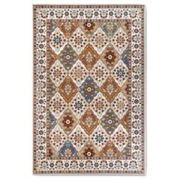 THE RUGS Villeroy & Boch Domenique Rug - Indoor Outdoor Flat Weave UV Resistant in Brown - Size: 160 cm x 235 cm - thumbnail 1
