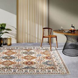 THE RUGS Villeroy & Boch Domenique Rug - Indoor Outdoor Flat Weave UV Resistant in Brown - Size: 160 cm x 235 cm - thumbnail 6