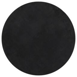 Berkfield Home Rug HUARTE Short Pile Soft & Washable Black √ò 120 cm - Size: Medium - thumbnail 3
