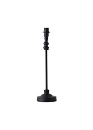 ValueLights Maggie Metal Candlestick Slim Table Lamp Base in Black - thumbnail 7