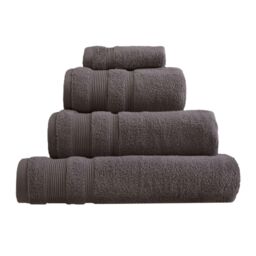 Allure Bath Fashions Luxury Zero Twist Egyptian Cotton Towels in Charcoal