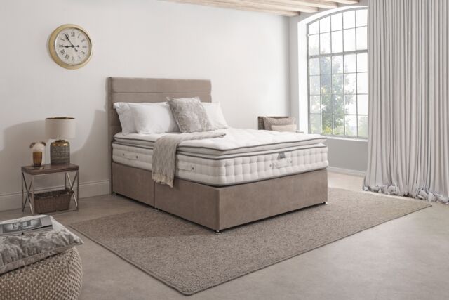 Hargreave & Flynn The Kingsway 3000 Pillowtop Mattress. Luxurious Comfort & Exceptional Support in White - Size: King - image 1