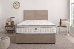 Hargreave & Flynn The Kingsway 3000 Pillowtop Mattress. Luxurious Comfort & Exceptional Support in White - Size: King - thumbnail 4