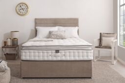 Hargreave & Flynn The Kingsway 3000 Pillowtop Mattress. Luxurious Comfort & Exceptional Support in White - Size: King - thumbnail 3