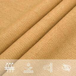 Berkfield Home Sunshade Sail 160 g/m¬≤ Triangular Sand 2.5x2.5x3.5 m HDPE in Brown - thumbnail 8