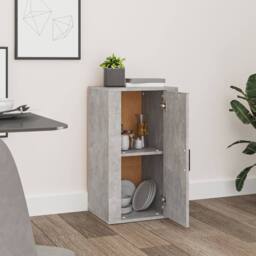 Berkfield Home Sideboard Concrete Grey 40x33x70 cm Engineered Wood - Size: 40 x 33 x 70 cm - thumbnail 7