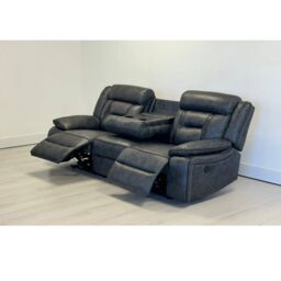 Snugg Furniture UK Limited (3+2 Seater) Novan Electric Recliner Sofa Suite, 3+2, Armchair in Black - thumbnail 6
