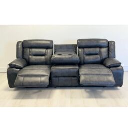 Snugg Furniture UK Limited (3+2 Seater) Novan Electric Recliner Sofa Suite, 3+2, Armchair in Black - thumbnail 3