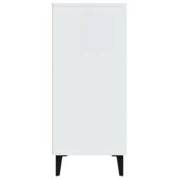 Berkfield Home Sideboard White 90x34x80 cm Engineered Wood - Size: 90 x 34 x 80 cm - thumbnail 6