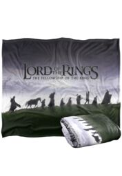 Warner Brothers Lord Of The Rings Officially Licensed Silky Touch Super Soft Throw Blanket 152 x 127 cm in White - thumbnail 2