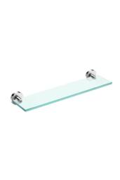 Cosmic Bathroom Shelf Organizer Glass Chrome 10kg resistance Start Collection in Grey