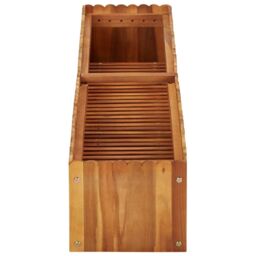 Berkfield Home Garden Raised Bed 150x30x25 cm Solid Acacia Wood in Brown - Size: 150 x 30 x 25 cm - thumbnail 3