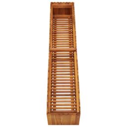 Berkfield Home Garden Raised Bed 150x30x25 cm Solid Acacia Wood in Brown - Size: 150 x 30 x 25 cm - thumbnail 4