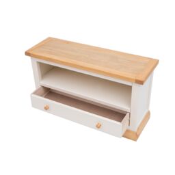 Cabinet Bits Trevi Off-White 1 Drawer TV Cabinet Wood Knob - thumbnail 4