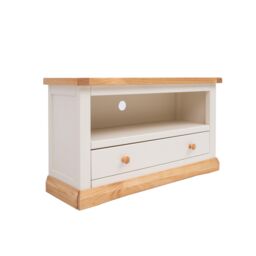 Cabinet Bits Trevi Off-White 1 Drawer TV Cabinet Wood Knob - thumbnail 2
